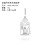 Cross-Border New Christmas Decorations European-Style White Painted round Christmas Tree Wooden Wood Products Pendant