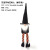 Cross-Border New Halloween Decorations Wizard's Hat Faceless Old Man Doll Hanging Feet Doll Sitting Ornaments