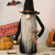 Factory Direct Cross-Border New Halloween Decorations Take Broom Wizard Faceless Old Man Doll Doll Ornaments