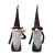 Factory Direct Cross-Border New Halloween Decorations Take Broom Wizard Faceless Old Man Doll Doll Ornaments