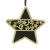 Amazon Cross-Border New Christmas Decorations Nordic Black Wooden Crafts Christmas Tree Pendant