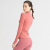 Yoga Clothes Coat Women's Quick-Drying Breathable Elastic Stand Collar Zipper Pocket Long Sleeve Top Running Sports Fitness Clothes