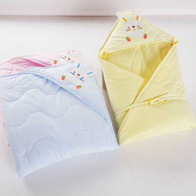 Baby Wrapping Blanket Autumn and Winter Thickening Newborn Swaddling Baby's Blanket Can Be Debilitated Baby Sleeping Bag Package Anti-Startle