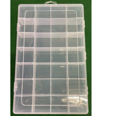 Multi-Grid Spare Parts Box Jewelry Winkle Accessories Transparent Plastic Storage Box Tool Classification Lattice Sample Box