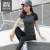 Yoga Clothes Women's Suit Summer 2021 New Gym Quick-Drying Two-Piece Suit Sports Short-Sleeved T-shirt Workout Clothes Morning Running