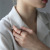 Korean Anna SS Same Style Acetic Acid Cold Style Minimalist Ring Unisex Mixed Color Ring