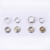 Snap Button Metal Prong Snap Ring Button Cover 4 Parts Push Prong Press Snap Button on Wholesale