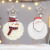 Cross-Border Christmas Decorations Wooden with Lights Wool Felt Santa Claus Snowman Ornaments Mall Decoration Props