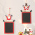 Wooden Christmas Decorations Creative Santa Claus Snowman DIY Message Small Blackboard Pendant