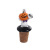 Cross-Border New Halloween Decorations Cute Pumpkin White Ghost Doll Resin Two Groups Red Wine Bottle Cork