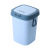 Nordic Style Trash Can with Lid Home Living Room Creative Toilet Kitchen Press Ring Covered Trash Can