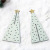 Factory Direct Sales Christmas Decorations Creative Color Painted Stitching Christmas Tree Desktop Christmas Crafts Ornaments