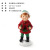 Cross-Border New Christmas Decorations Creative Christmas Hat Boy Gift Painted Resin Doll Desktop Ornaments