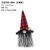Cross-Border New Halloween Decorations Creative Bat Wizard's Hat Bearded Faceless Old Man Doll Doll