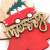 Cross-Border New Christmas Decorations Painted Santa Claus Christmas Tree Wooden Board Pendant Wooden Ornaments
