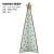 Factory Direct Sales Christmas Decorations Creative Color Painted Stitching Christmas Tree Desktop Christmas Crafts Ornaments