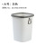 Nordic Style Trash Can with Lid Home Living Room Creative Toilet Kitchen Press Ring Covered Trash Can