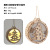 Christmas Decorations Hollow Carved Christmas Tree Bell Log round Lamp Pendant Holiday Atmosphere Set