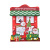 Christmas Decorations Three-Dimensional Paper Santa Snowman House Listing Holiday Scene Setting Props Pendant