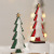 Amazon Cross-Border New Christmas Home Decorations Creative Stickers Wool Christmas Tree Wood Desktop Ornaments