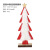 Amazon Cross-Border New Christmas Home Decorations Creative Stickers Wool Christmas Tree Wood Desktop Ornaments