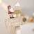 Christmas Decorations Creative Santa Claus Snowman Elk Wooden Insertion Shop Backyard Scene Layout