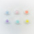 Frosted Inner Color Small Candy 9 * 17mm Colorful Acrylic Beads Children's DIY Bracelet Necklace