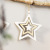 Cross-Border New Christmas European-Style Hollow Stars Wood Products Pendant Christmas Tree Decoration