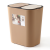 Plastic Double-Lid Trash Can for Foreign Trade