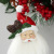 Cross-Border New Christmas Decorations Creative White Beard Santa Claus Head Ornaments Christmas Tree Resin Pendants