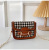 2022 Spring and Summer New Children's Bags Houndstooth Woolen Shoulder Girl's Small Square Bag Chain Crossbody Accessories Coin Purse