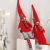 Christmas Home Decoration Red Non-Woven Doll Doll Gift Ornaments