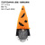 Cross-Border New Halloween Yellow Series Bat Hat Faceless Elderly Flag Doll Wall Hanging Home Decorations