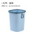 Nordic Style Trash Can with Lid Home Living Room Creative Toilet Kitchen Press Ring Covered Trash Can