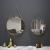 Nordic Style Iron round Wall-Mounted Mirror Bathroom Bathroom and Dormitory Mirror Wall-Mounted Washstand Wall-Mounted Cosmetic Mirror