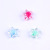 Manufacturer 12mm Five-Pointed Star Transparent Inner Color Korean 6 Colors Colorful Acrylic Beads Children's DIY Necklace Bracelet Shoe Ornament Accessories