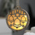 Christmas Decorations Hollow Carved Christmas Tree Bell Log round Lamp Pendant Holiday Atmosphere Set