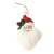 Cross-Border New Christmas Decorations Creative White Beard Santa Claus Head Ornaments Christmas Tree Resin Pendants