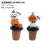 Cross-Border New Halloween Decorations Cute Pumpkin White Ghost Doll Resin Two Groups Red Wine Bottle Cork