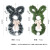 Easter New Bow Folding Rabbit Garland Party Decoration Easter Hanging Ornaments for Decoration Door Decoration Pendant