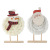 Cross-Border Christmas Decorations Wooden with Lights Wool Felt Santa Claus Snowman Ornaments Mall Decoration Props