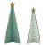 Factory Direct Sales Christmas Decorations Creative Color Painted Stitching Christmas Tree Desktop Christmas Crafts Ornaments