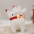 Amazon Cross-Border Christmas Decorations Non-Woven Simple Red and White Elk Pendant Christmas Tree Cloth Hanging Ornaments