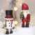 Cross-Border New Product Creative Painted Santa Claus Snowman Walnut Soldier Resin Doll Christmas Domestic Ornaments