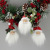 Cross-Border New Christmas Decorations Creative White Beard Santa Claus Head Ornaments Christmas Tree Resin Pendants