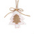 Cross-Border New Christmas Decorations Creative Non-Woven Fabric Linen Patchwork Christmas Tree Fabric Pendant