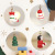 Cross-Border Christmas Decorations Creative Assembly Christmas Tree Santa Claus Snowman Belt Small Pendant Wooden Ornament