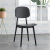 Simple Home Macaron Backrest Plastic Net Red Stool Desk Light Luxury Dining Tables and Chairs Comfortable Padded Chair