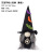 Cross-Border New Halloween Decorations Creative Hanging Five-Star Bat Wizard's Hat Faceless Old Man Doll Ornaments