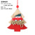 Cross-Border New Christmas Decorations Painted Santa Claus Christmas Tree Wooden Board Pendant Wooden Ornaments